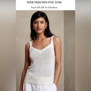 Banana Republic Factory sweater tank, new
